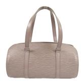 LV Soufflot Epi Handbag Light Purple