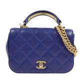 Chanel Mini Carry Around 2 Way Blue