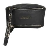 Givenchy Pandora Wristlet Clutch Black SHW