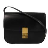 CELINE Classic Box Shoulder Black