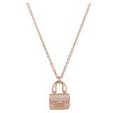 Hermes Constance Diamond Rose Gold Necklace