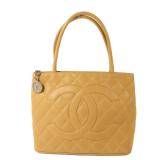 Chanel Medallion Tote SHW Brown