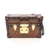 LV Petite Malle Reverse Brown