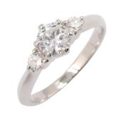 Jewelry Diamond Ring Pt900