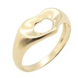 Tiffany Open Heart Ring K18