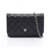 Chanel Matelasse Chain Black Lambskin