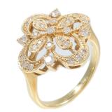 Diamond Ring K18 Yellow Gold