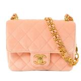 Chanel Mini Velvet Flap AS3442 Pink