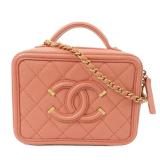 Chanel Vanity Case Pink GHW