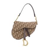 Dior Saddle Medium Oblique Brown