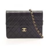 Chanel Single Flap Push Lock Black