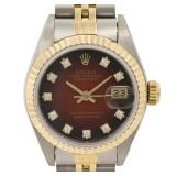 Rolex Datejust 69173G Red Diamond Watch