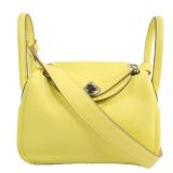 Hermes Mini Lindy PHW Limoncello