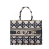 Dior Book Tote Medium Beige/Navy