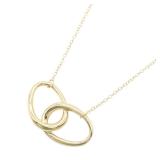 Tiffany Double Loop Necklace K18