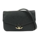 Chanel Chain Shoulder GHW Black