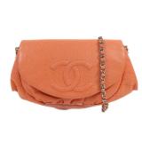 Chanel Chain Shoulder Bag Orange