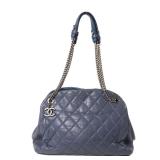 Chanel SHW Chain Shoulder Bag Blue