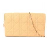 Dior Lady Dior Pouch Chain Beige