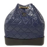 Chanel Gabrielle Backpack Navy/Black