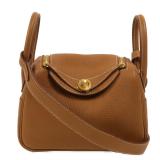 Hermes Mini Lindy GHW Gold