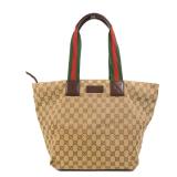 Gucci GG Shoulder Tote Brown