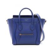 Celine Luggage Nano Shopper 2Way Blue