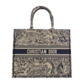 Dior Book Tote Large Oblique Blue