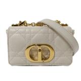Dior Micro Caro Chain White