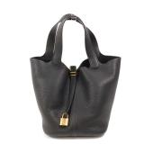 Hermes Picotin MM GHW Noir
