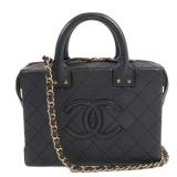 Chanel Vanity Case Bag Black GHW