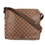 LV District MM Shoulder Damier Brown