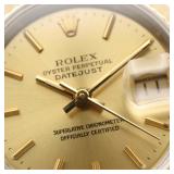 Rolex Datejust 69173 Champagne Bar Watch