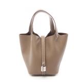 Hermes Picotin Lock PM Etoupe Gray