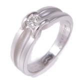Diamond Ring K18WG White Gold
