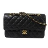 Chanel Classic 25 GHW Black