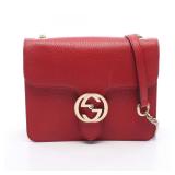 Gucci Interlocking G Shoulder Red
