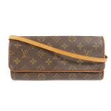 LV Pochette Twin GM Monogram Brown