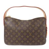 LV Slouchy PM GHW Monogram Brown