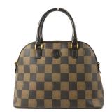 Fendi GHW Coated Canvas Handbag Brown