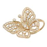 VCA Flying Butterfly Diamond Ring K18