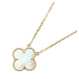 VCA Vintage Alhambra MOP Necklace K18YG
