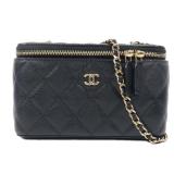 Chanel Vanity Case Chain Black