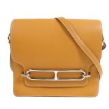 Hermes Roulis 23 PHW Shoulder Bag Gold
