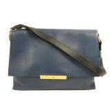 Celine Blade Flap Blue Black