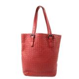 Bottega Veneta Tote Red Leather