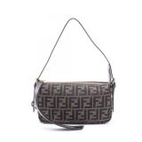 Fendi Zip Top Small Brown/Black