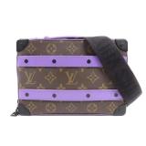 LV Handle Soft Trunk Brown/Purple