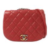Chanel Chain Shoulder Bag Red