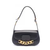 Valentino V Logo Shoulder Bag Black